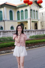 QING PAO STYLE TOP IN PINK