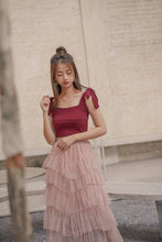 HIGH-WAIST FAIRY SKIRT in NUDE PINK (4429008437323)