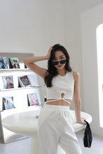 UU BUNNY SINGLET TOP IN WHITE