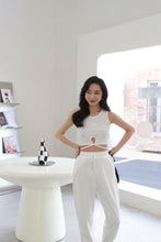 UU BUNNY SINGLET TOP IN WHITE