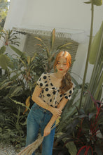 CECI POLKADOT LINEN TOP #UQMADE (1843615170595)