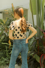 CECI POLKADOT LINEN TOP #UQMADE (1843615170595)