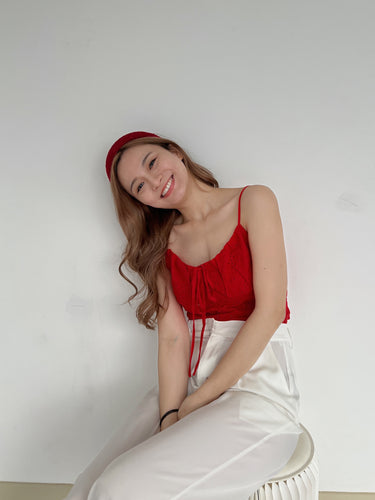 CNY LACEY SINGLET TOP